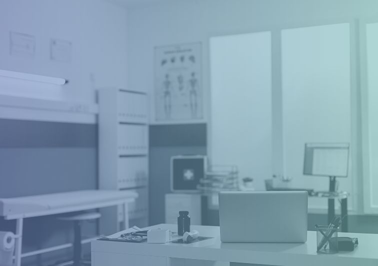 Sala de consulta de un consultorio médico